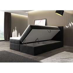 Boxspringbett Paris Bettkasten LED Ambiente