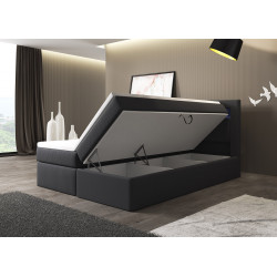 Boxspringbett Paris Bettkasten LED Ambiente