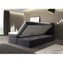 Boxspringbett Paris Bettkasten LED Ambiente