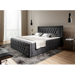 Boxspringbett Manchester Schubladen LED Ambiente Licht