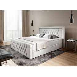 Boxspringbett Manchester Schubladen LED Ambiente Licht