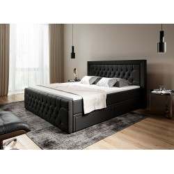 Boxspringbett Manchester Schubladen LED Ambiente Licht