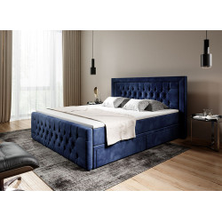 Boxspringbett Manchester Schubladen LED Ambiente Licht