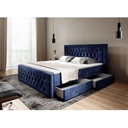 Boxspringbett Manchester Schubladen LED Ambiente Licht