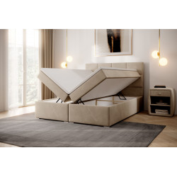 Boxspringbett Malaga inkl. Bettkasten und Topper