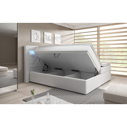 Boxspringbett Mailand Bettkasten LED Ambiente Licht