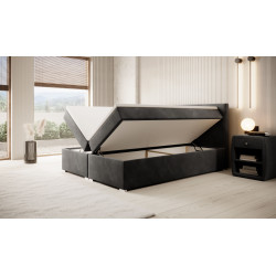 Boxspringbett Berlin inkl. Bettkasten Topper Fußteil