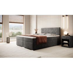 Boxspringbett Berlin inkl. Bettkasten Topper Fußteil