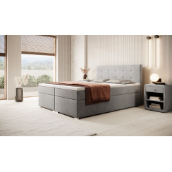 Boxspringbett Berlin inkl. Bettkasten Topper Fußteil