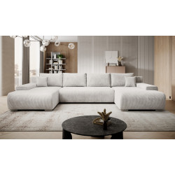 Credo Ecksofa U-Form, mit Schlaffunktion und Bettkasten,...