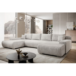 Credo Ecksofa U-Form, mit Schlaffunktion und Bettkasten,...