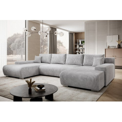 Credo Ecksofa U-Form, mit Schlaffunktion und Bettkasten,...